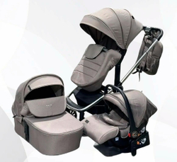 Коляска модульная 3в1 Luxmom 780 / автолюлька/ч