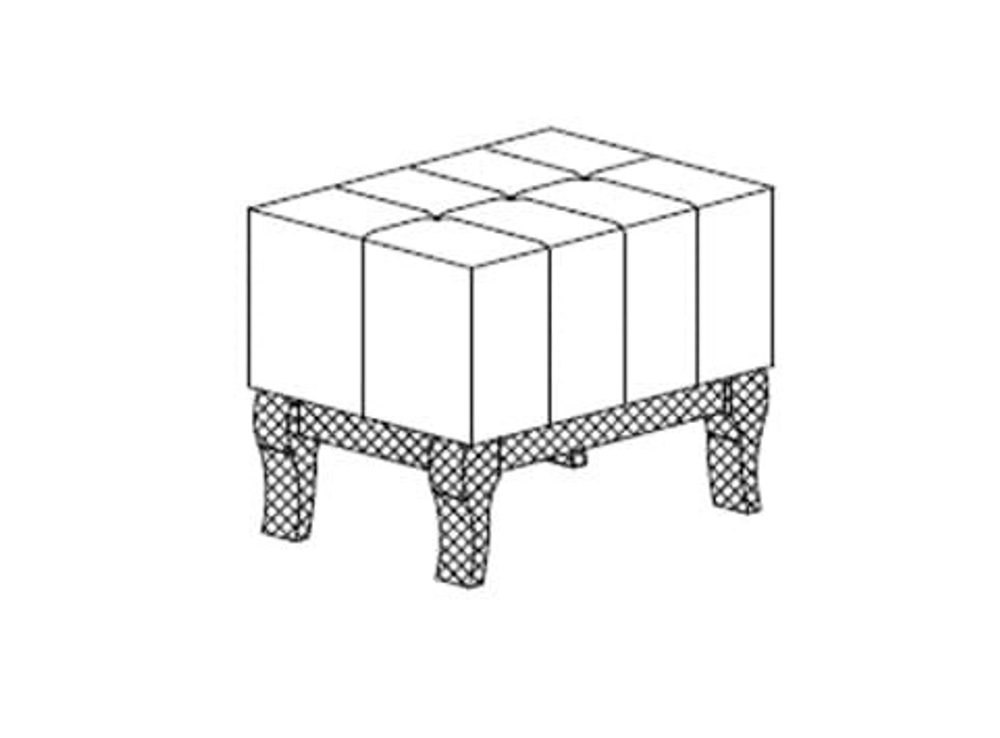 Банкетка Оливия, дуб зеленой, вельвет граф