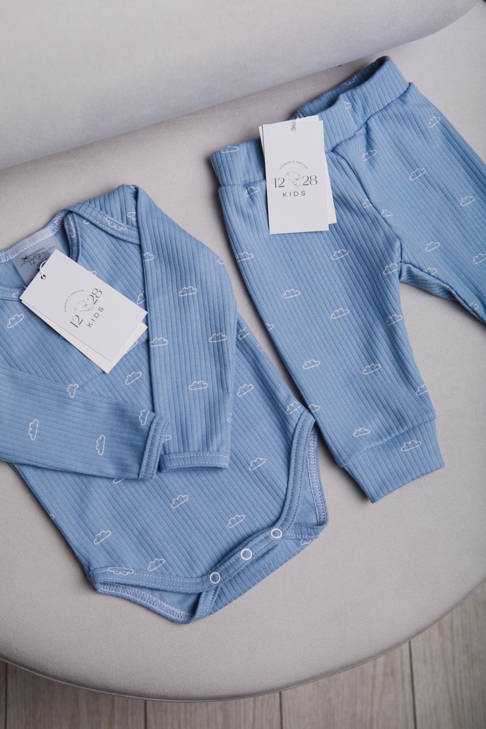 Боди АкваСтоп 12.28kids с дл. рукавом, Облачка