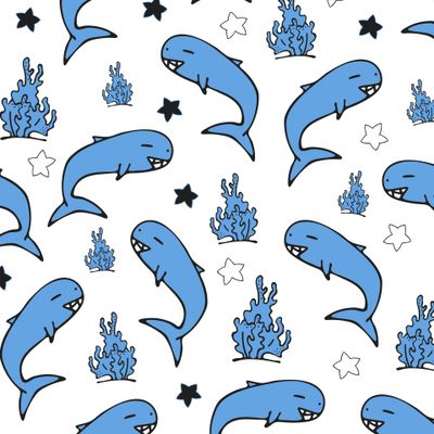 Голубые киты, кораллы и морские звезды