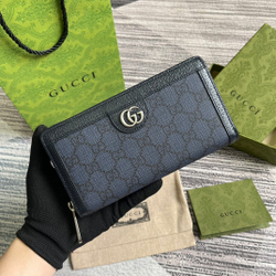 Gucci Ophidia GG Zip Around Wallet