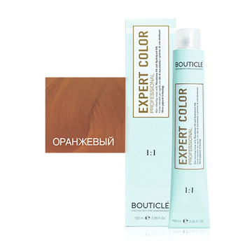 Профессиональный перманентный крем-краситель для волос Bouticle Expert Color Hair Color Cream цвет оранжевый, 100 мл.