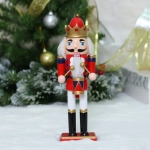 Фигурка новогодняя «Щелкунчик - Игра на барабане» 7,7*7,5*25,2 см