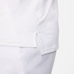 Мужское теннисное поло Nike Court Dri-Fit Advantage Polo - white/lt lemon twist/black/black