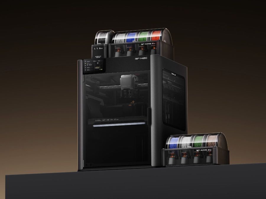 Bambu Lab H2C — новый стандарт многоматериальной FDM-печати