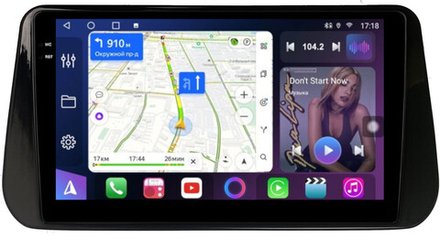 Магнитола для Hyundai Santa Fe 4 2020+ - FarCar 3325M монитор 10.36" QLED на Android 14, TS18, CarPlay, 4G SIM-слот