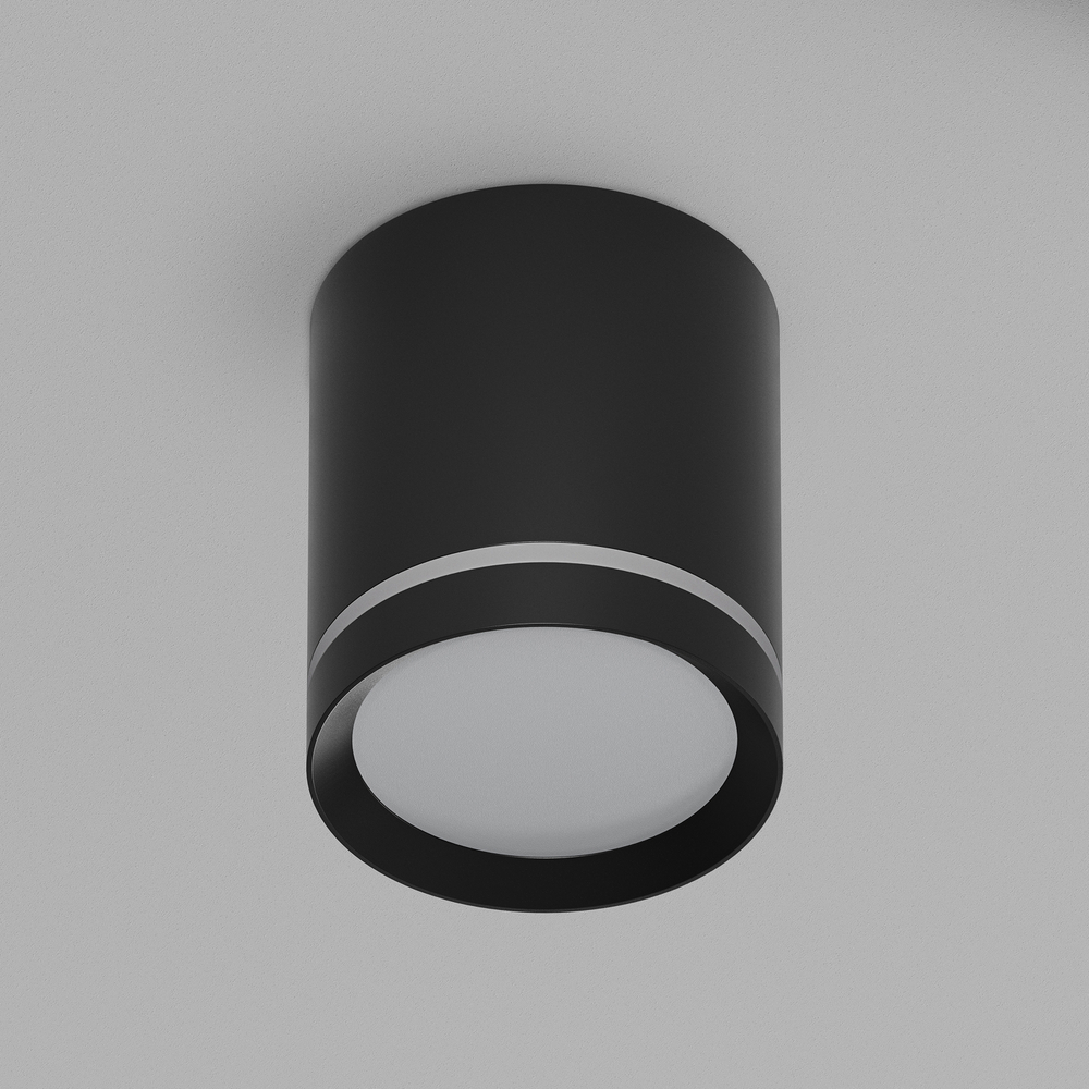 DK4013-BK Светильник накладной IP 20, 5 Вт, LED 4000, черный, алюминий/акрил