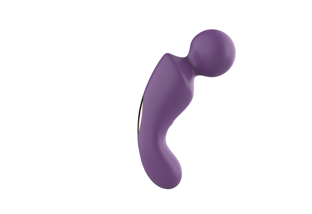 Вибратор- вонд с изогнутым корпусом Secwell SW24125-purple