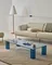 Журнальный столик Adularia из синего стекла 140 x 60