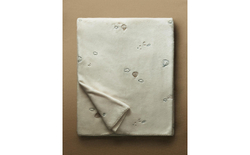 Zara Home плед детский из полиэстера, кремовый, 90x120 см