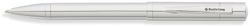 Шариковая ручка серебристая в подарочной коробке FranklinCovey Greenwich FC0022-2