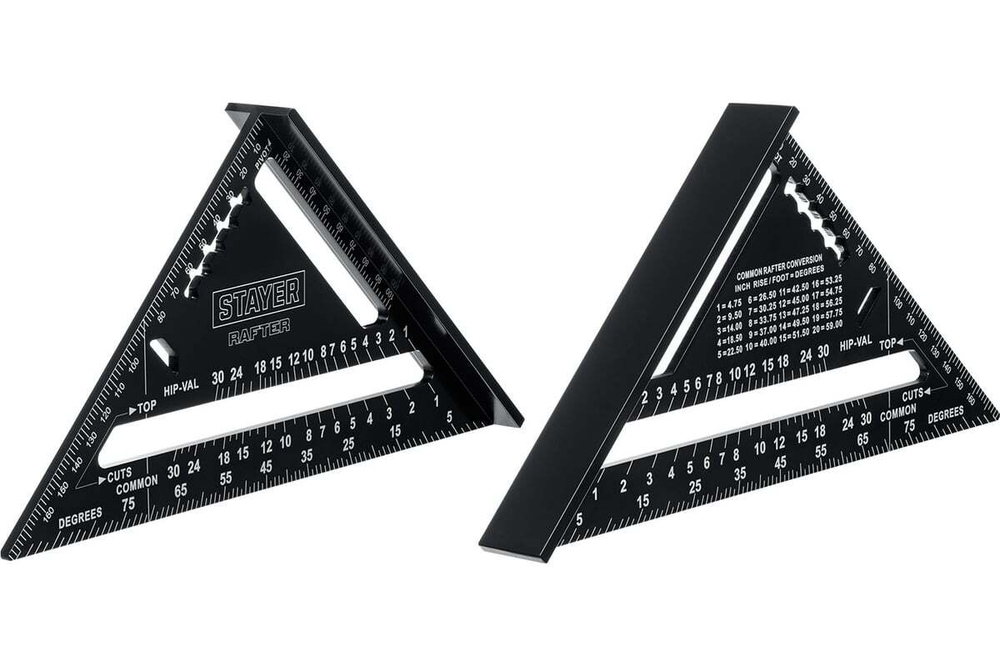 Универсальный кровельный угольник STAYER Rafter 5-в-1 170 мм 34306-17