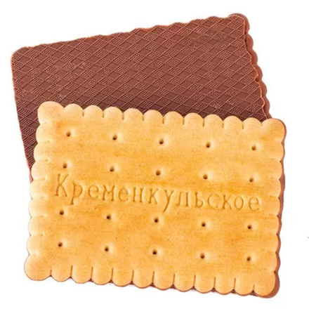 Печенье затяжное Кременкульское в шоколадной глазури вес (6715)