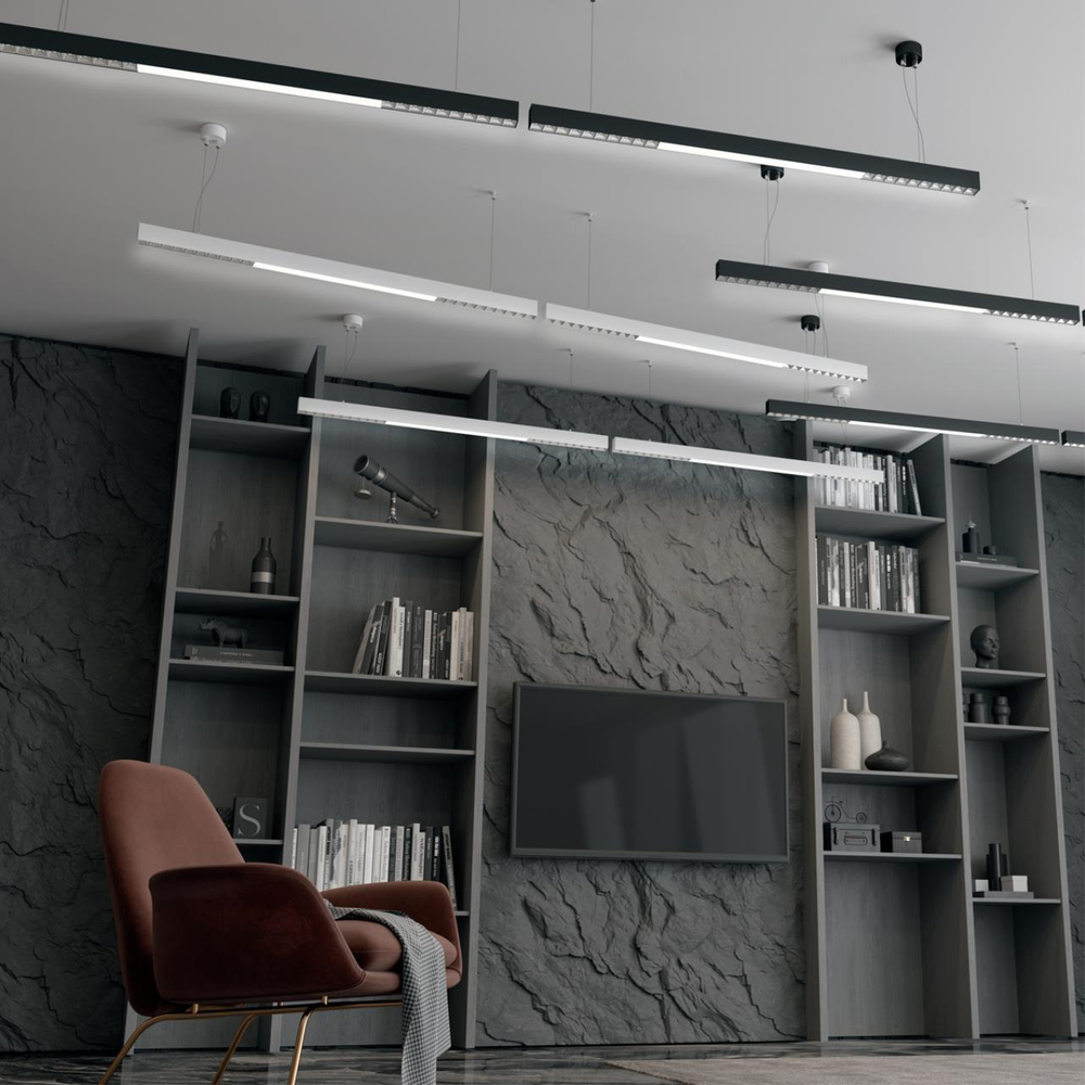 358869 OVER NT22 белый Подвесной светодиодный светильник IP20 LED 4000K 40W 220V ITER