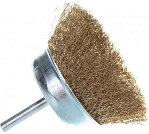 ЩЕТКА Д/ДРЕЛИ 75ММ ЧАШКА ЛАТУН/ВИТАЯ MATRIX 74478