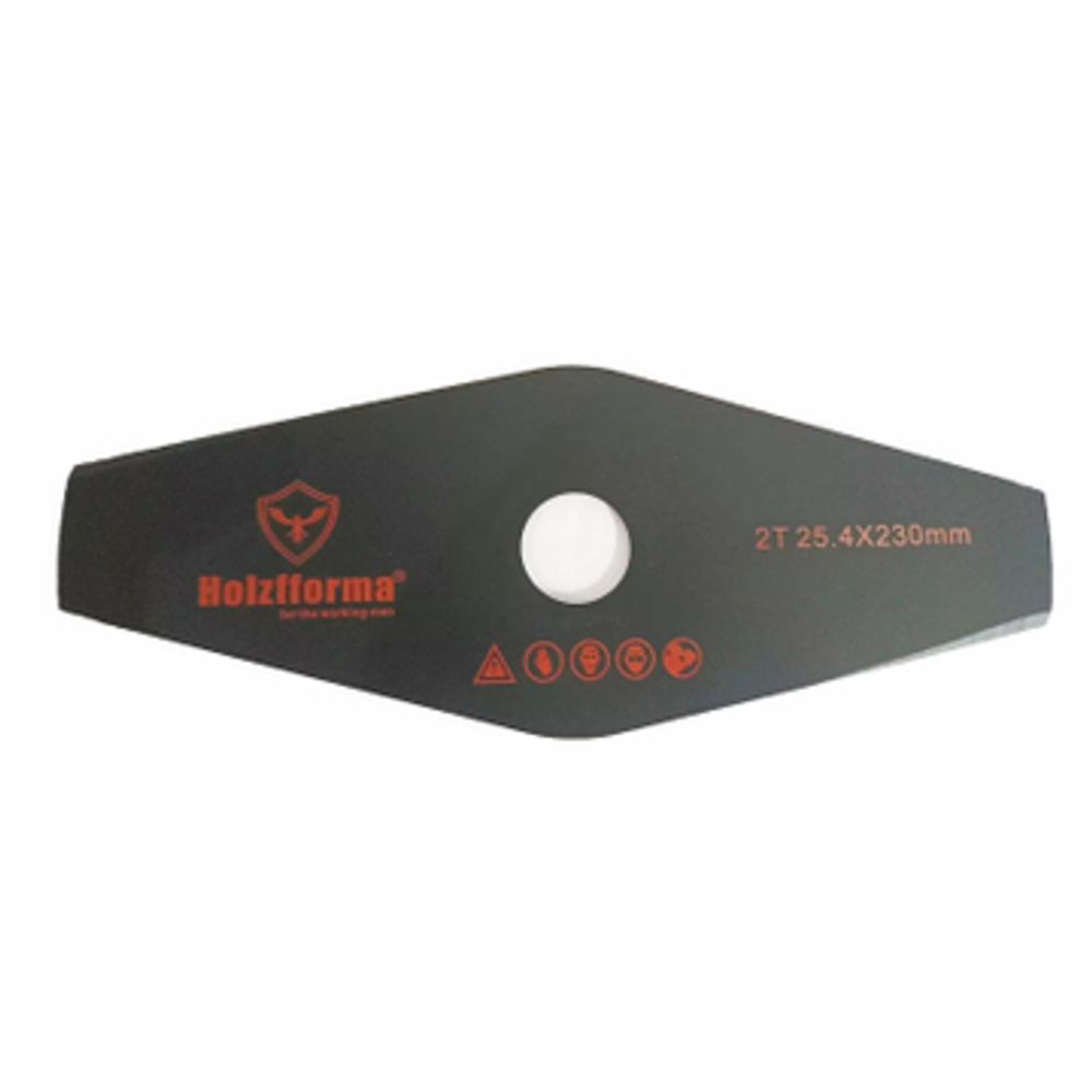 Нож для триммера (мотокосы) двухлопастной 230mm 2T Trimmer Blade HOLZFFORMA PJ93349 (аналог STIHL 40017133805)