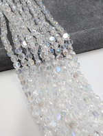 Стекло монетки 6мм с лёгким переливом