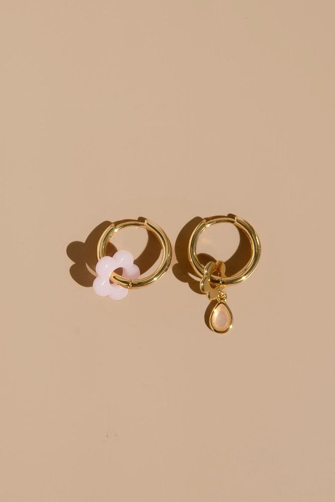 Серьги Two DF / Eza Jewelry