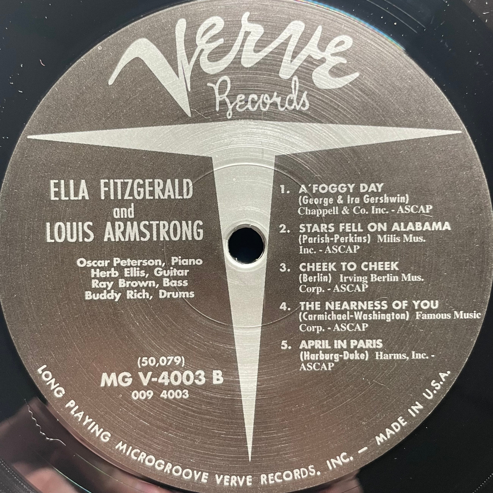 Ella Fitzgerald, Louis Armstrong ‎– Ella And Louis (США)