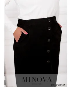 Юбка 2307-черный Minova