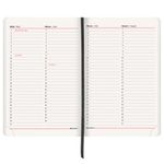 Ежедневник недатированный А5 138х213 мм BRAUBERG "Metropolis Ultra", под кожу, 160 л., черный, 113288