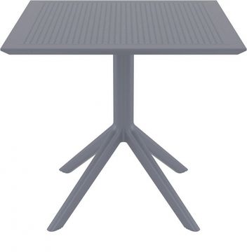 Стол пластиковый Sky Table 80 темно-серый