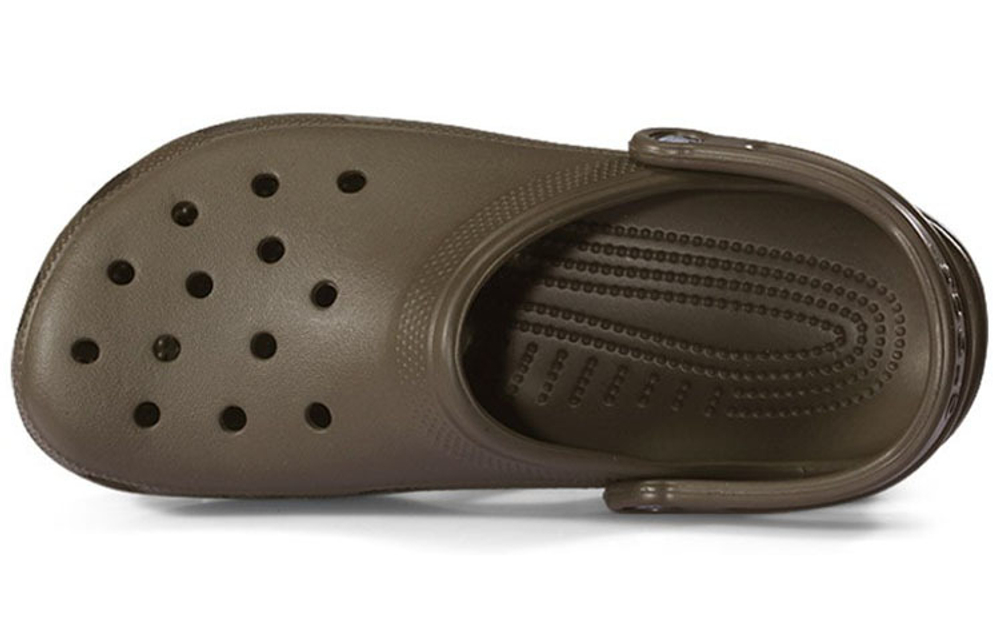 Crocs Classic clog simple casual hole shoes for men and women the same chocolate color