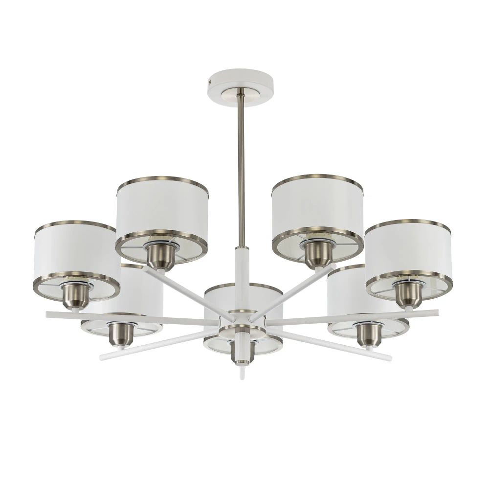 Citilux ALTON CL421272 Люстра на штанге с абажурами Белая