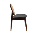 Стул Angel Cerda DC1599 /4093 из экокожи и ротанга