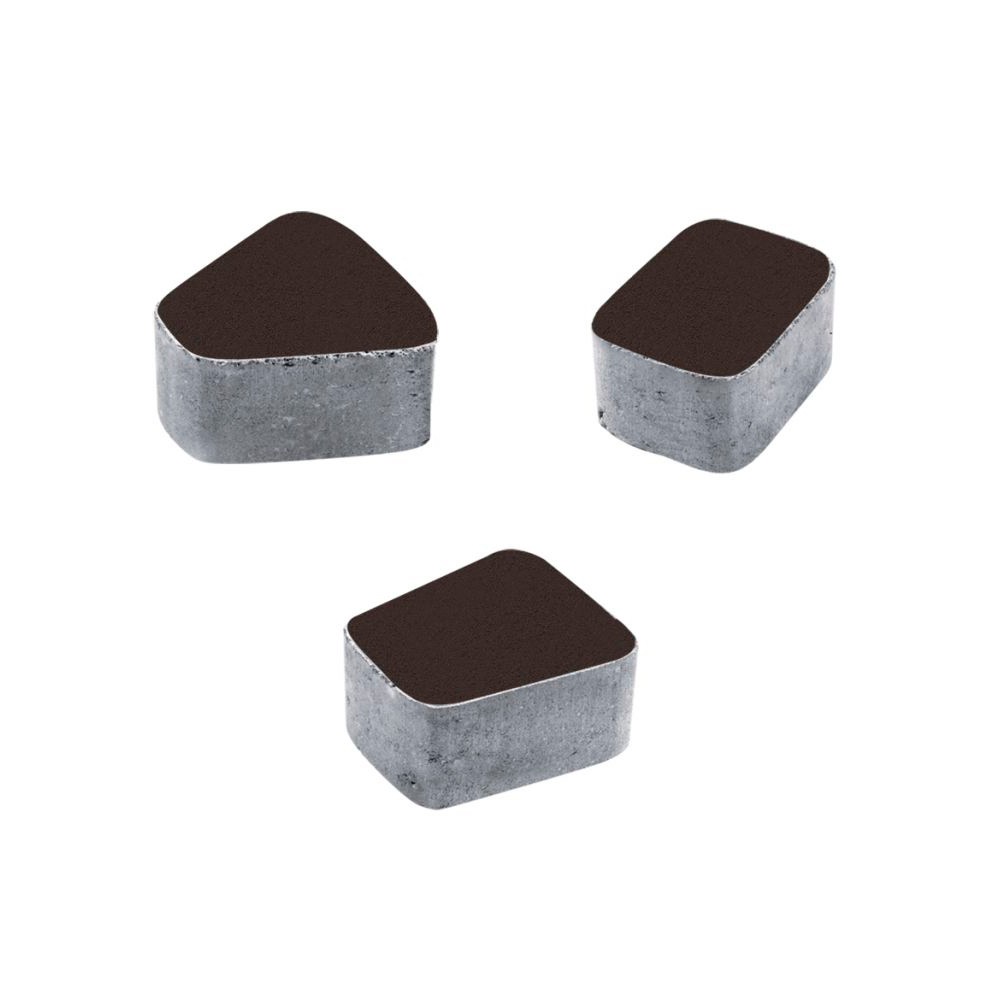 ТРОТУАРНАЯ ПЛИТКА КЛАССИКО - Б.2.КО.6 СТАНДАРТ КОРИЧНЕВЫЙ, КОМПЛЕКТ ИЗ 3 ВИДОВ ПЛИТ старый город