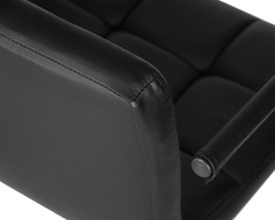 Стул барный DOBRIN KRUGER ARM BLACK, черный