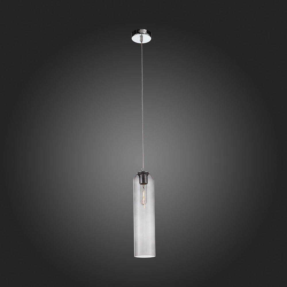 SL1145.143.01 Светильник подвесной ST-Luce Хром/Дымчатый E27 1*60W CALLANA