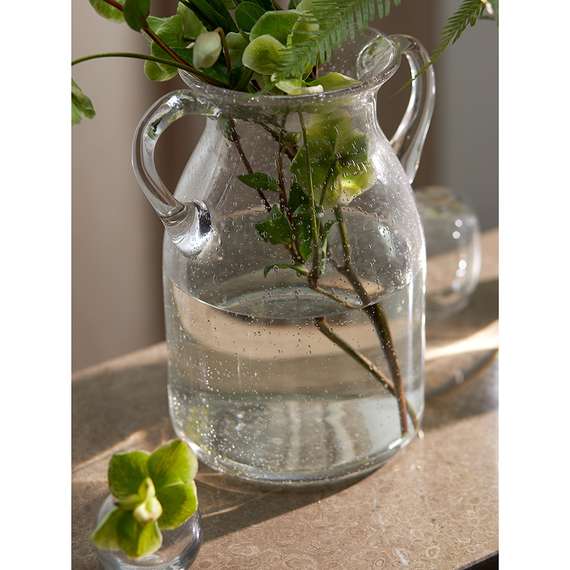 Ваза для цветов flowi, 25 см, прозрачная