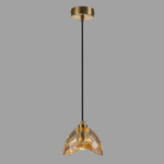 Подвесной светильник Belfast Millfield D33331-1 GL CA Янтарный