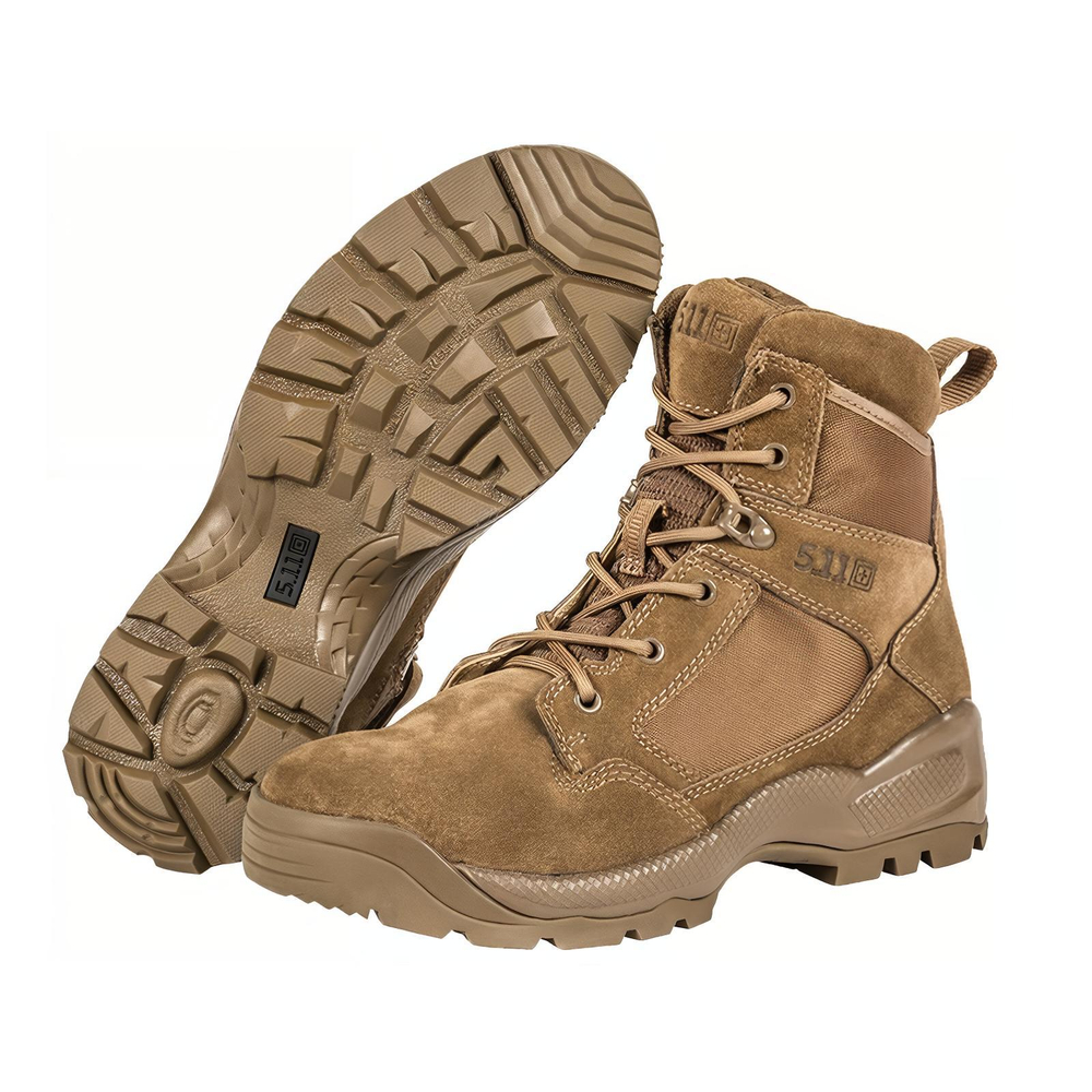 5.11 Tactical Boots Breathable Cushioning Crew Outdoor Boots Men"s Dark Earth Coyote Brown