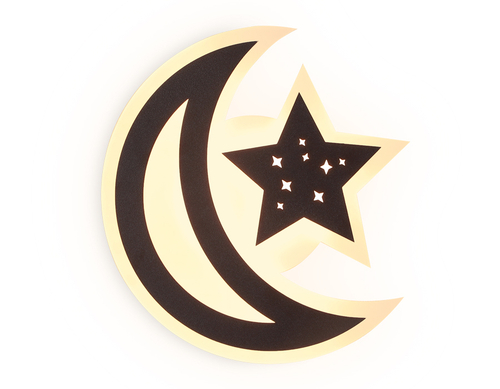 Настенный светодиодный светильник FW114 SCF кофе песок LED 3000K 22W 250*250*40