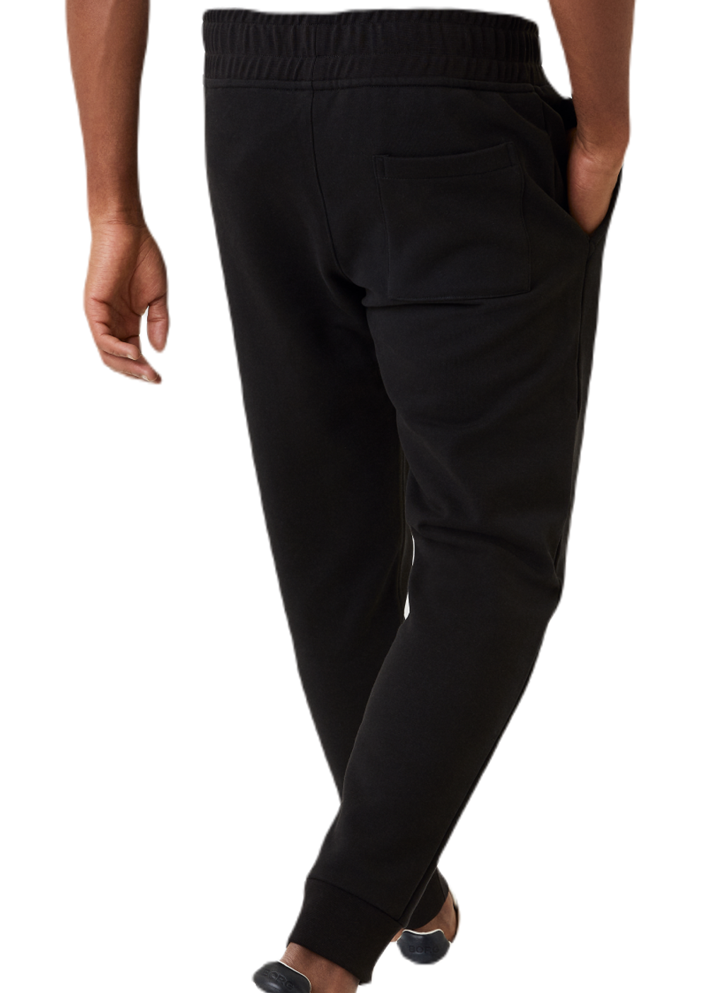 Мужские теннисные штаны Björn Borg Borg Logo Pants - black beauty
