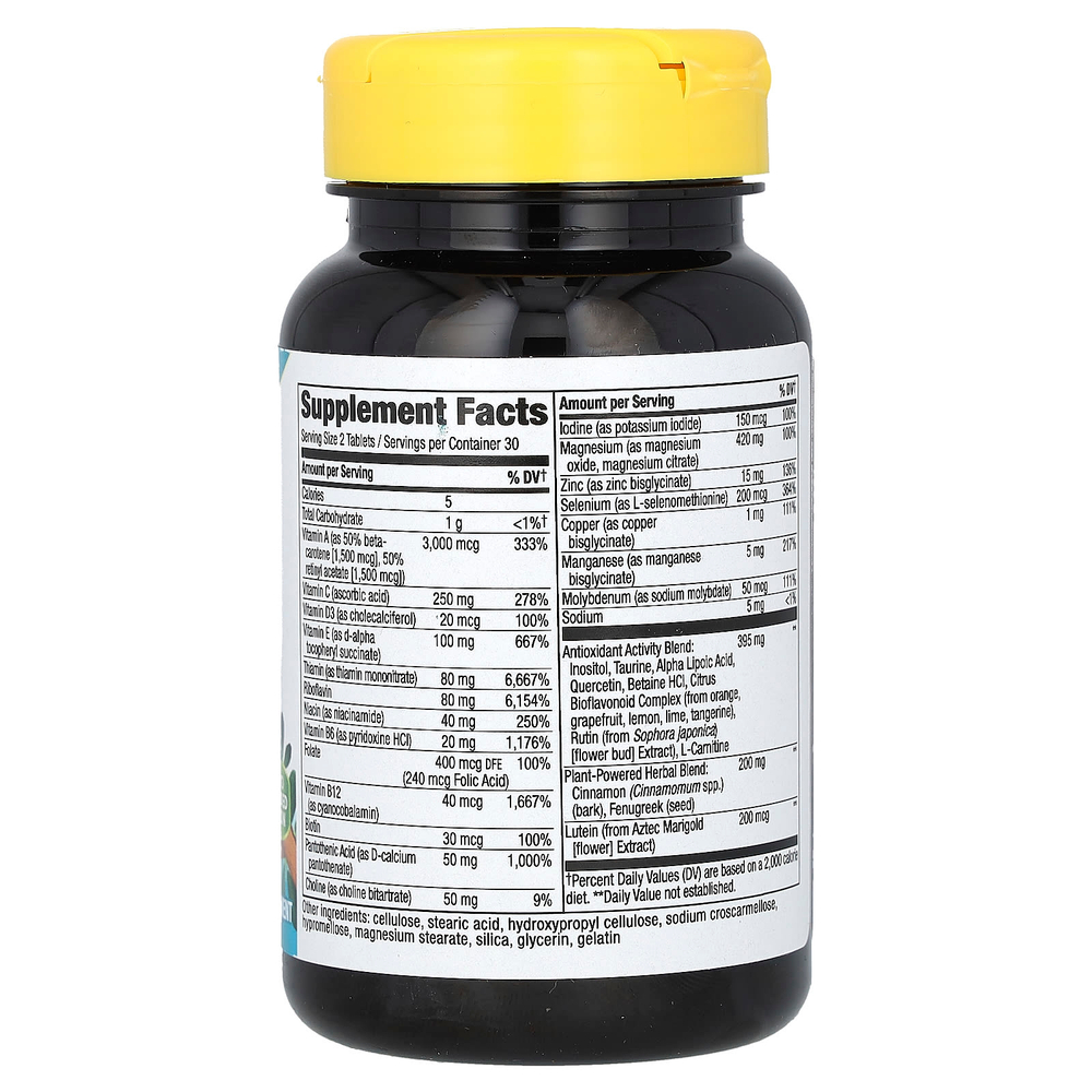 Nature's Way, Completia, диабетические мультивитамины, 60 таблеток