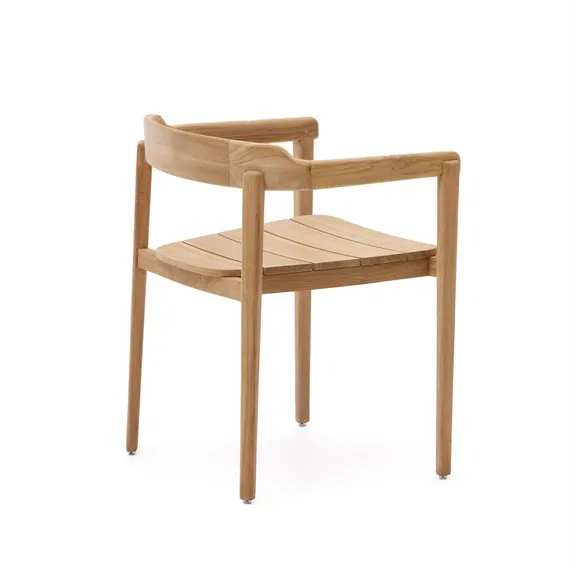 Стул Icaro из массива тика с натуральной отделкой