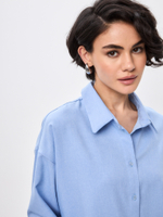 Голубая рубашка Микадо