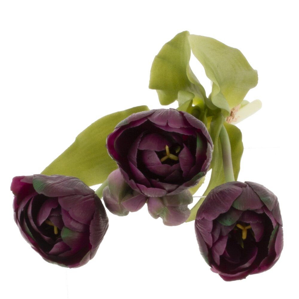 GAEM Цветы искусственные "Букет Тюльпанов" (Real Touch), L12 W12 H38 см