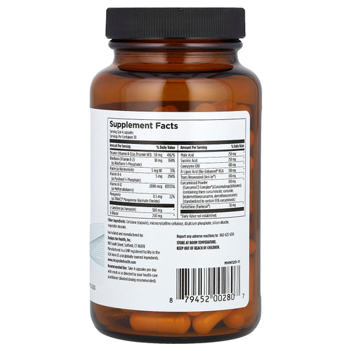 Designs For Health, Mitochondrial NRG ™, 120 вегетарианских капсул