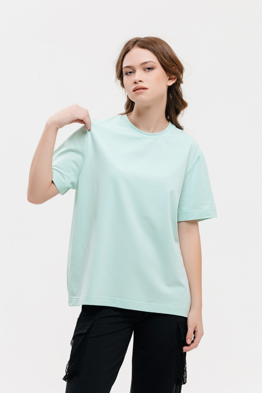 Футболка унисекс Anyday 03, SHORT, цвет ментоловый