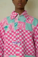 Куртка Soeurs с Кокеткой / Patchwork Yoke розовая