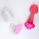 4780634 Ниблер с силиконовой сеточкой и силиконовой ручкой-грызунком, цвет розовый