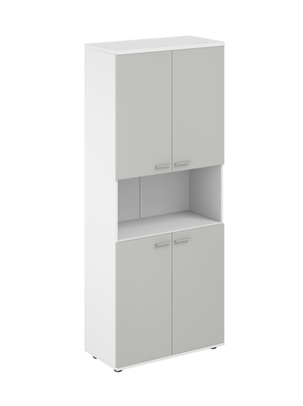 Шкаф высокий для документов с нишей SG.841.WH.SH.SH СИГМА (SIGMA)