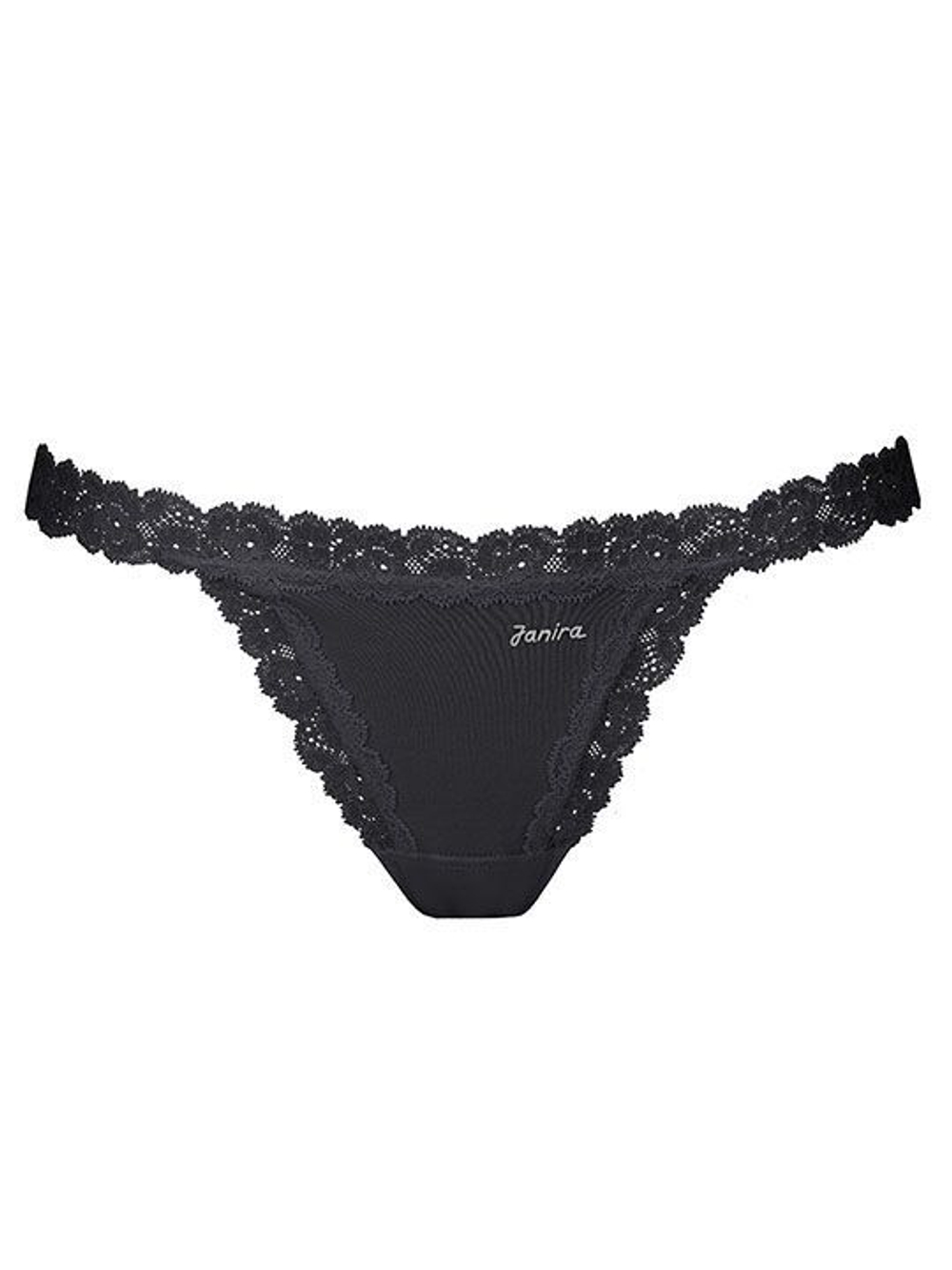 Трусики-танга Fresh Cotton Lace (Размер: L-XL) (Цвет: телесный)