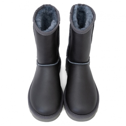 UGG Classic Short Metallic Grey