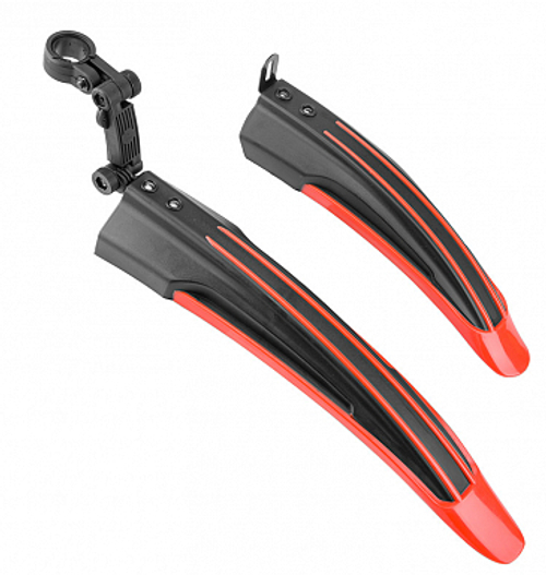 Крылья 24"-26" быстросъемные XGNB-016-2R пластиковые чёрно-красные