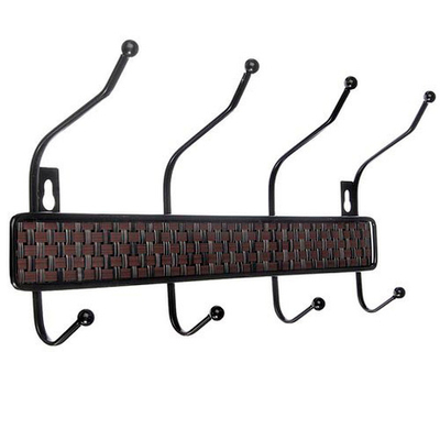 Вешалка настенная "Плетенка", металл 4крючка (478-064)